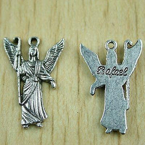 10pcs Tibetan silver ARCHANGEL RAPHAEL charms h1398