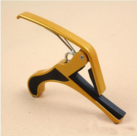 Gold Trigger Quick Change Key Clamp Capo For Acoustic/Electric/Classic Guitar