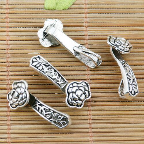 10pcs tibetan silver Chinese symbol of good luck Ruyi charms EF2354