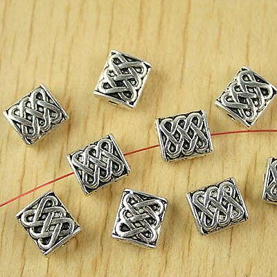 18pcs Tibetan silver net spacer beads h2453