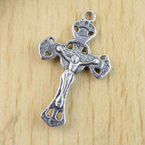 6pcs Tibetan silver crucifix charms H1237