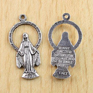 8pcs Tibetan Silver Madonna Charms H0569