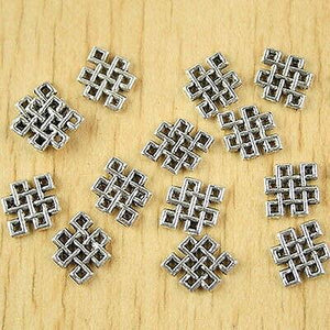 60pcs Tibetan silver diamond connectors h2629