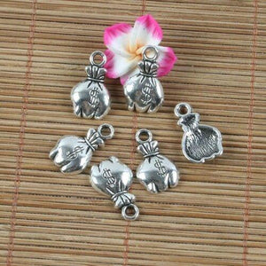 26pcs Tibetan silver fund bag design pendant h0113