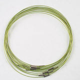 5PCS 16inch Stainless Steel Chain Necklace magnetic Clasp assorted freeshipping