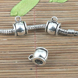 12pcs tibetan silver color plain style bail connector charms EF0976