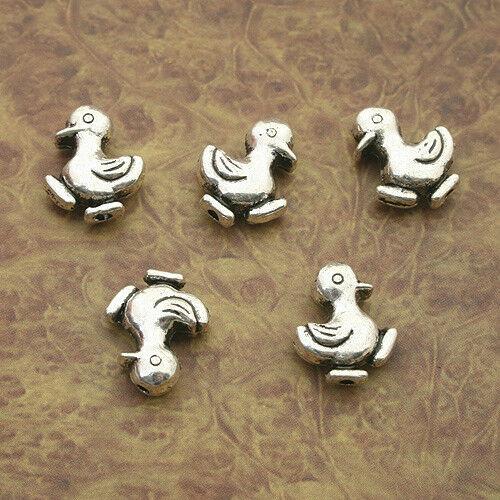 14pcs Tibetan Silver duck Spacer bead Findings X0142