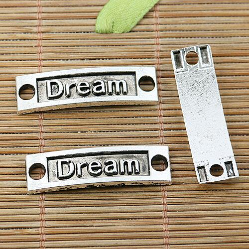 100pcs tibetan silver color Dream connector EF2556