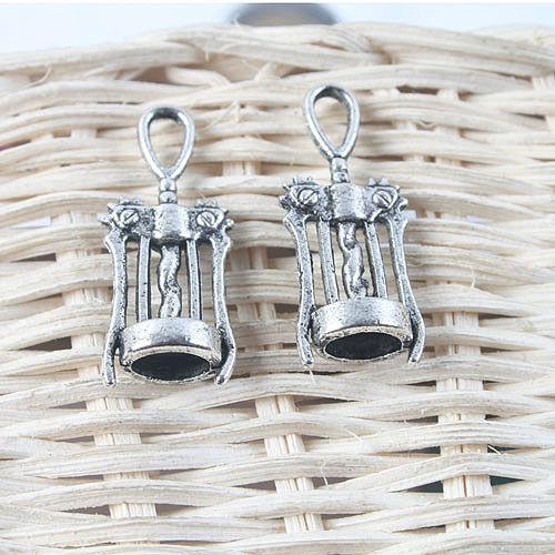 10pcs tibetan  silver color corkscrew design pendant charm G1134