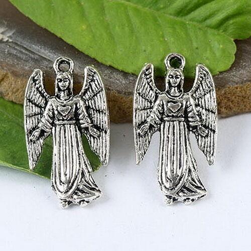 10pcs silver Archangel Samuel Trinket h1394