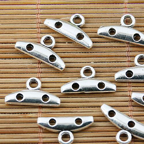 20PCS Tibetan silver 2 holes bar connectors EF1636