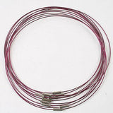 5PCS 16inch Stainless Steel Chain Necklace magnetic Clasp assorted freeshipping