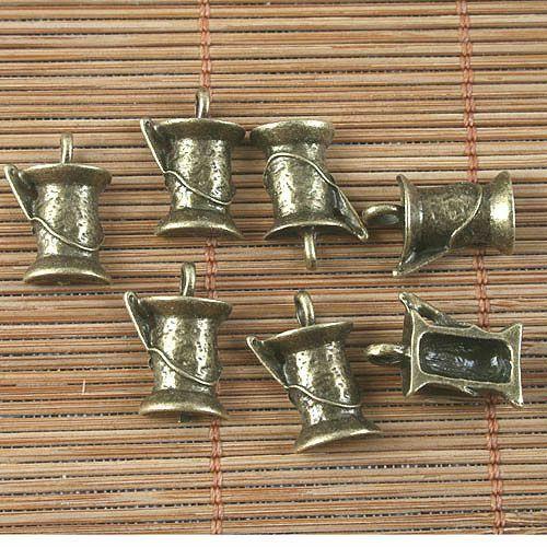 12pcs antiqued bronze cup design pendant G1602