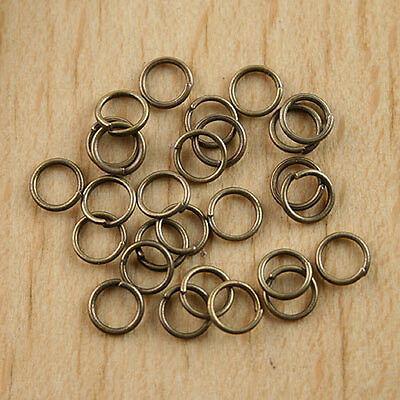 500pcsPcs Bronze tone 5mm open Jump Rings H0424