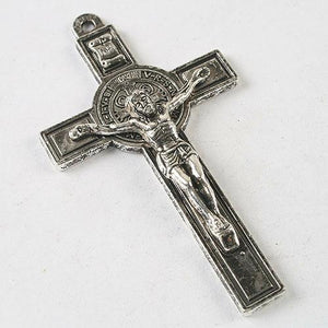 2pcs dark silver tone cubic crucifix  pendant h3617