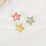 Fashion Jewelry Stud Earring Pearl Stars Shaped Earring