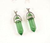 Natural Gemstone Hexagonal Point Reiki Chakra Healing Pendant For Necklace