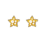 Fashion Jewelry Stud Earring Pearl Stars Shaped Earring