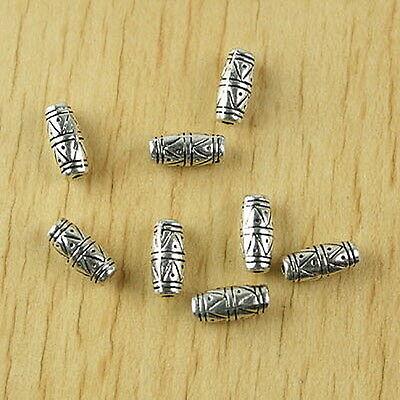 20pcs Tibetan silver color 11mm long oval spacer beads h2502