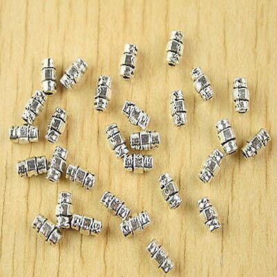 120pcs Tibetan silver tube spacer beads h2614