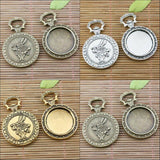 9pcs Mixed round cabochon setting(INNER SIZE:20mm) rabbit pattern EF2503-2505