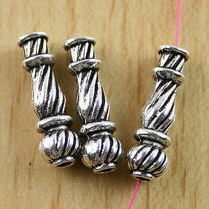 10pcs Tibetan silver vase Spacer Beads Findings h0353