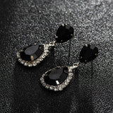 Fashion Jewelry Stud Earring crystal Diamond water drop Shaped Earring