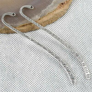 5pcs dark silver tone pattern alloy metal  bookmarks h3287