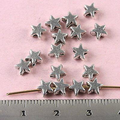 110pcs Tibetan silver small star spacer beads h1662