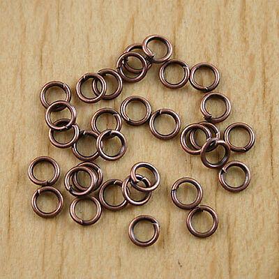 400Pcs Copper tone 5mm open Jump Rings H0425