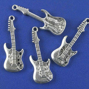 10pcs antiqued silver music instrument pendant G981