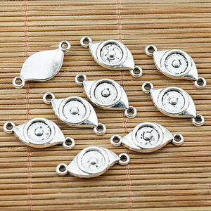 16pcs tibetan silver tone link connector design EF1504