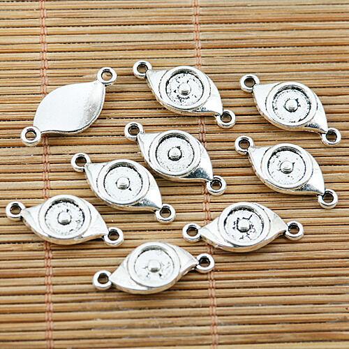 16pcs tibetan silver tone link connector design EF1504