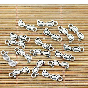 50pcs Tibetan silver little glasses charms EF1654