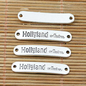 10pcs Tibetan silver hollyland beaded connectors EF1895