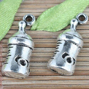 12pcs tibetan silver color bottle design charms EF0199