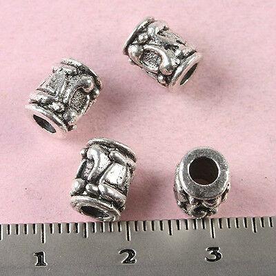 20Pcs Tibetan silver columninform spacer beads h1675
