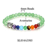 7 Chakra Beads Natural stones beads Yoga Reiki charm Necklace Bracelets to Pick