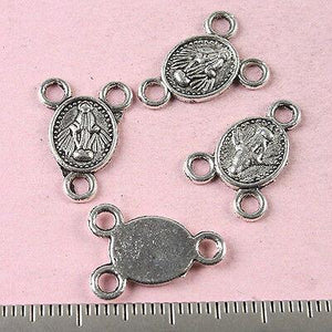 50pcs Tibetan silver MADONNA MEDAL charms  h1677