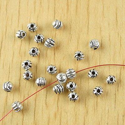 100pcs Tibetan silver pumpkin spacer beads h2616