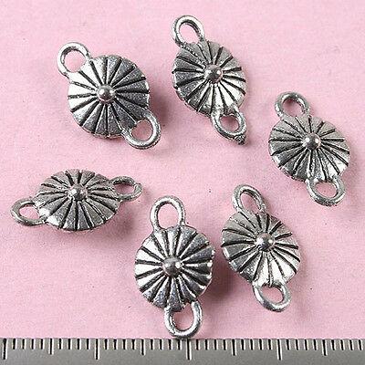 20pcs Tibetan silver crafted chapeau pendants h0076