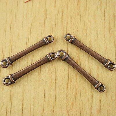 30pcs copper tone bar technics link connectors H1938