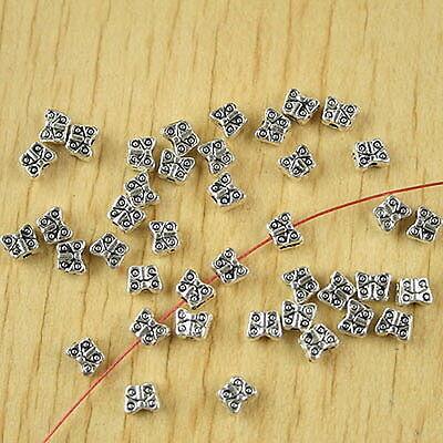 120pcs Tibetan silver  butterfly  charms H2418