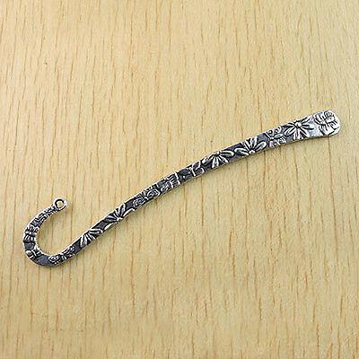 2pcs Tibetan sliver Flower & Butterfly Bookmark h1012