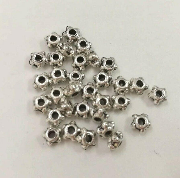 200pcs Tibetan Silver color spacer Beads 3X2mm  h0089