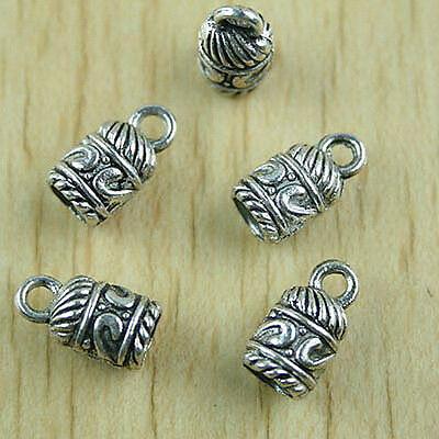 10pcs Tibetan silver bell shape charm findings h1506