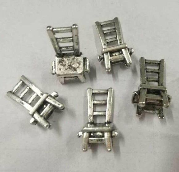 16pcs Tibetan silver 3D chair pendant charm h0816