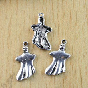 10pcs cute Tibetan silver ghost charms  H1261