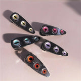 Fashion Jewelry hairpin Glass eyes Punk HairClip Funny metal HairPin