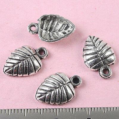 20pcs Tibetan silver semicircular flower charms h0060